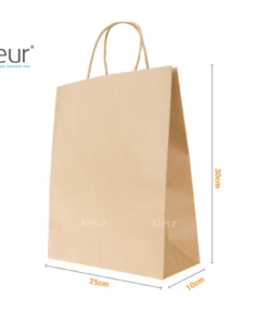 Kraft paper bag with handle